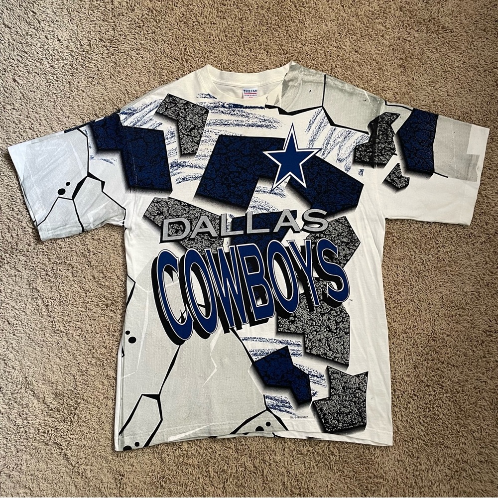 Vintage Dallas Cowboys 1995 True Fan NFLP T Shirt Size XL